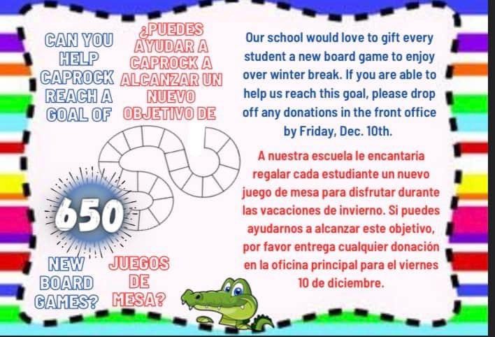 Want to help <a href="/CaprockES/">Caprock Elementary</a> gift board games to our students!?!? Use link here to help us out: amazon.com/hz/wishlist/dl…