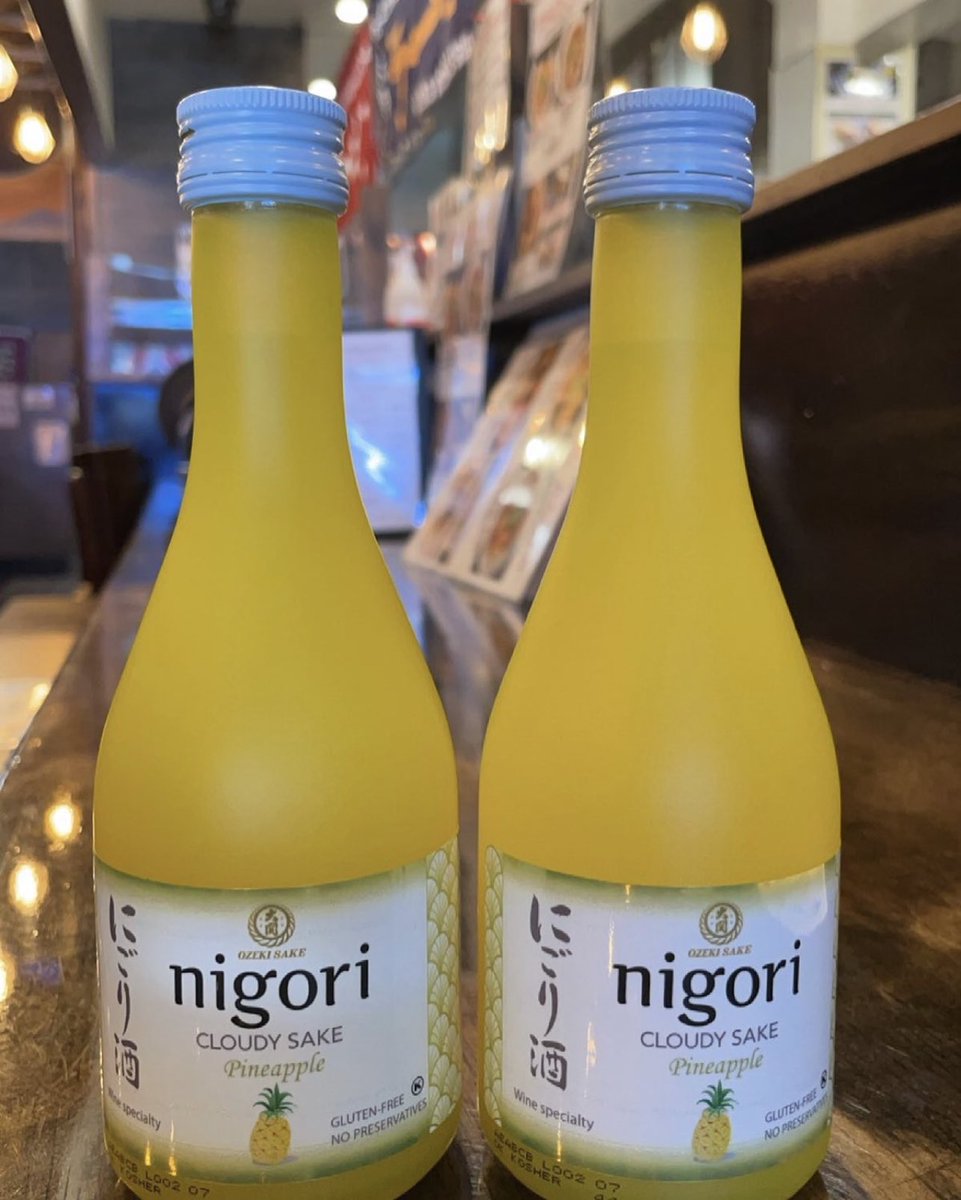 HACHIOJIRamenLA's tweet photo. Our Nigori Pineapple sake is back! #Nigori #sake #sweetsake #flavor #tasty https://t.co/IY877u5CaK