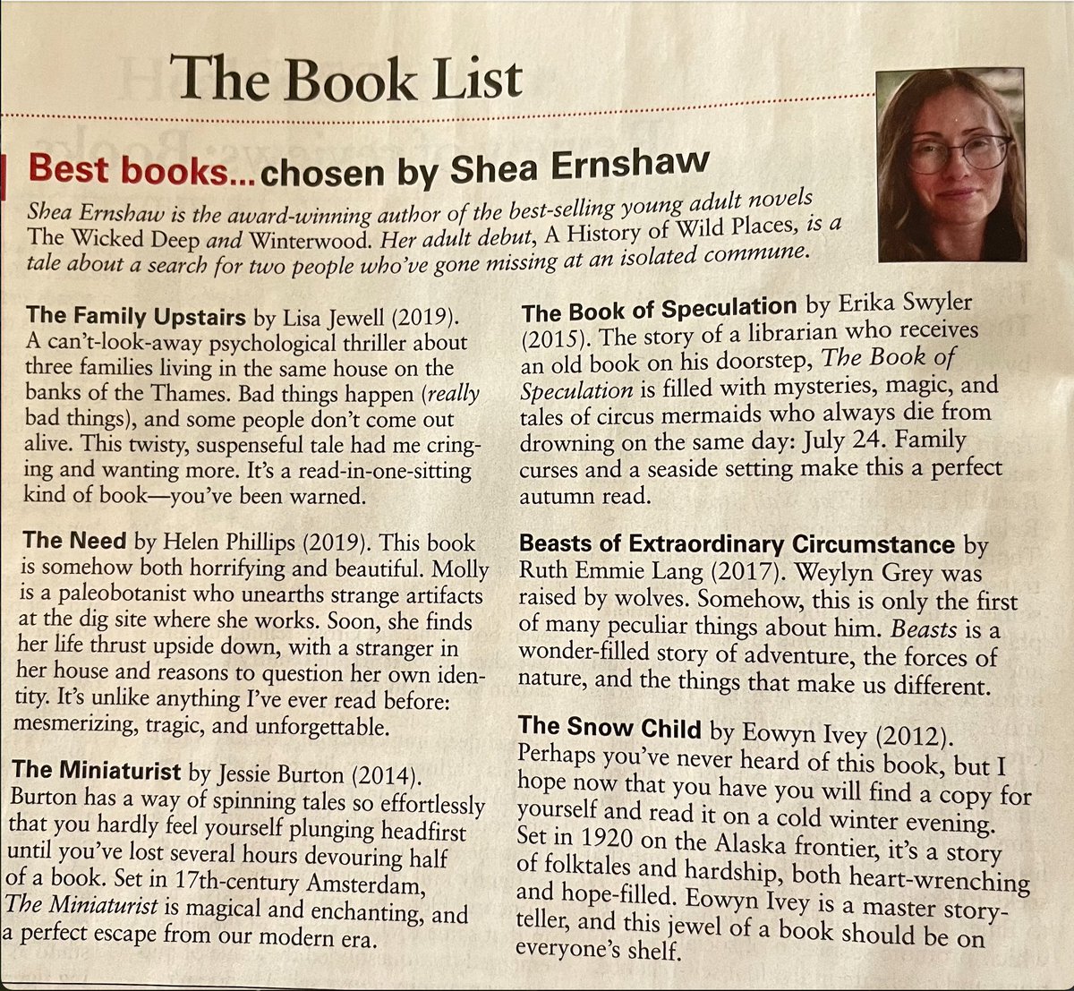 One of my favorite features of The Week magazine is The Book List. Each week a different author selects six worthy books. Idea: have students emulate this. What 6 books (or movies, or video games...) do they recommend? Write 3-4 sentence blurbs for each.