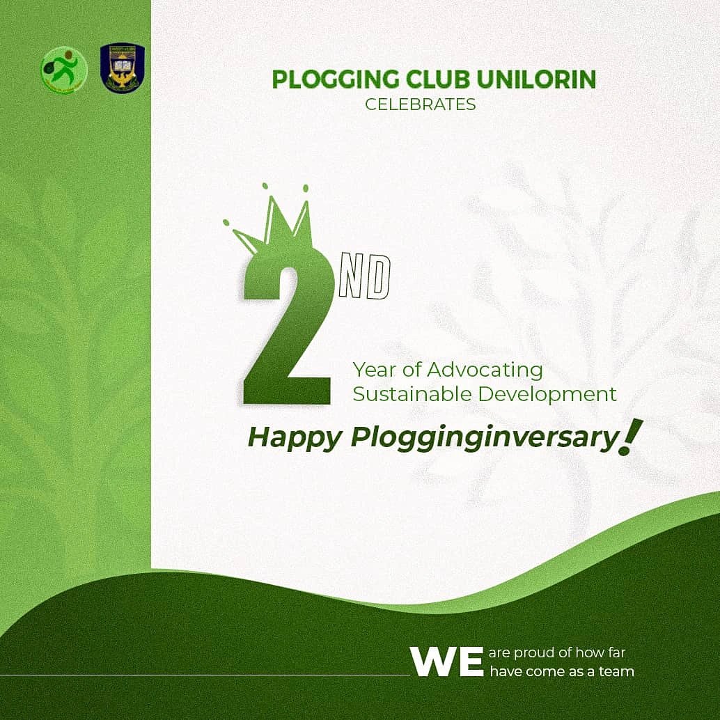 ploggingnigeria's tweet photo. 2 Sustainable years down, many more to go. π₯³π₯³π₯³
Congratulations to our Ilorin Ploggas. ππππ
#Ploggingversary
#PloggingClubIlorin
#PloggingNigeria https://t.co/5Y5mX20f2Z