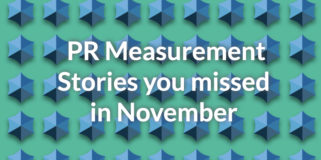 November was #AMECMM and there was a lot happening in #PRMeasurement world. The stories you might have missed include an acquisition for <a href="/Meltwater/">Meltwater</a>, funding for <a href="/PressPageHQ/">Presspage</a> and guidance from <a href="/UNESCO/">UNESCO 🏛️ #Education #Sciences #Culture 🇺🇳</a> on #AI. Catch all the #measure #PR news you missed: bit.ly/PRM1121