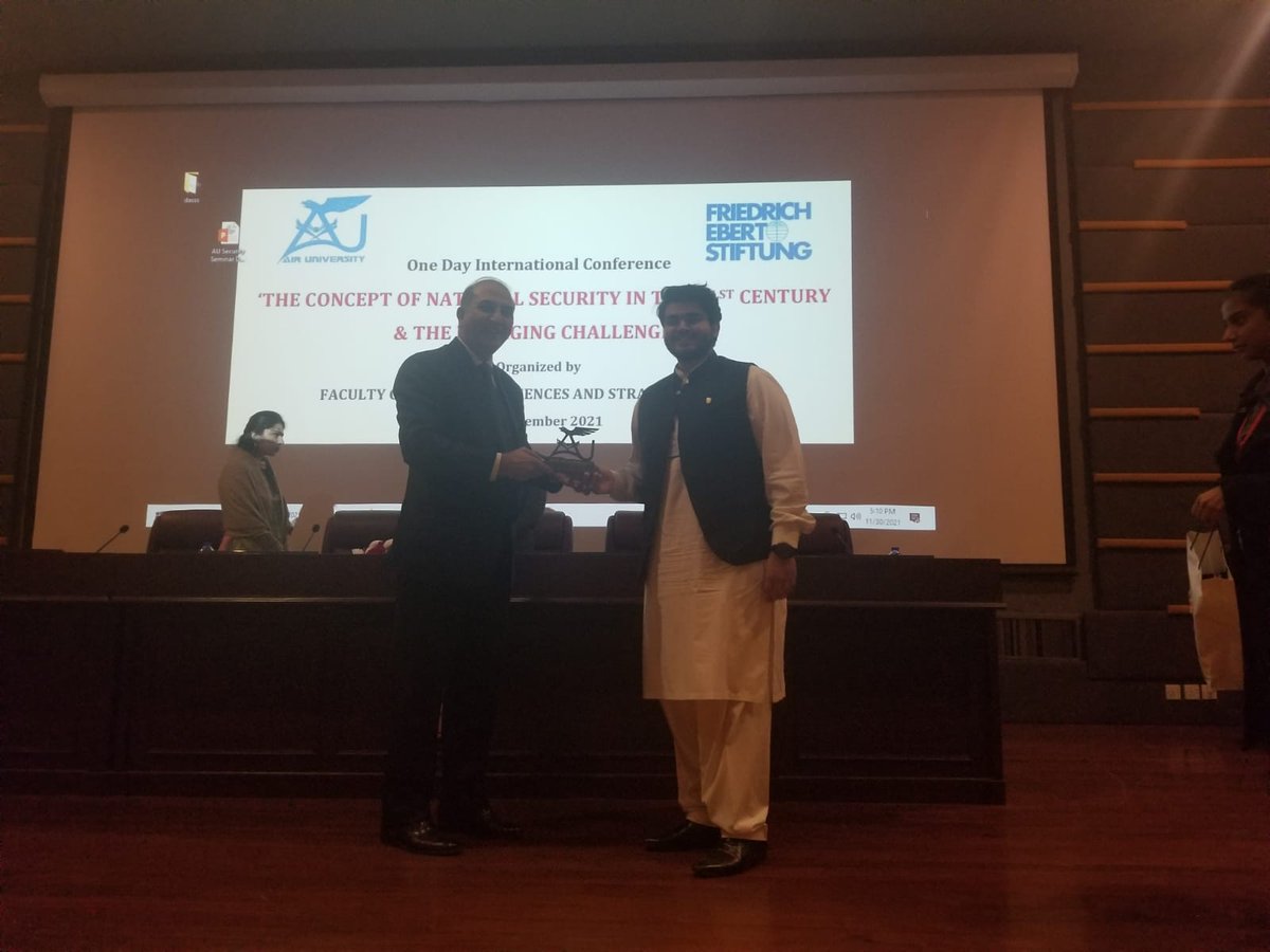 f_aider's tweet photo. No doubt remains that the #pakistan #AirForce has the tendency to really fly high given how well the @Air_University #IntlConference21 #DASSS #AU on #NationalSecurity went. 
A tremendous commendable conference  by Dr. @adilsultan 
, Dean #DASSS, and the whole department. https://t.co/KOtSm8EULz