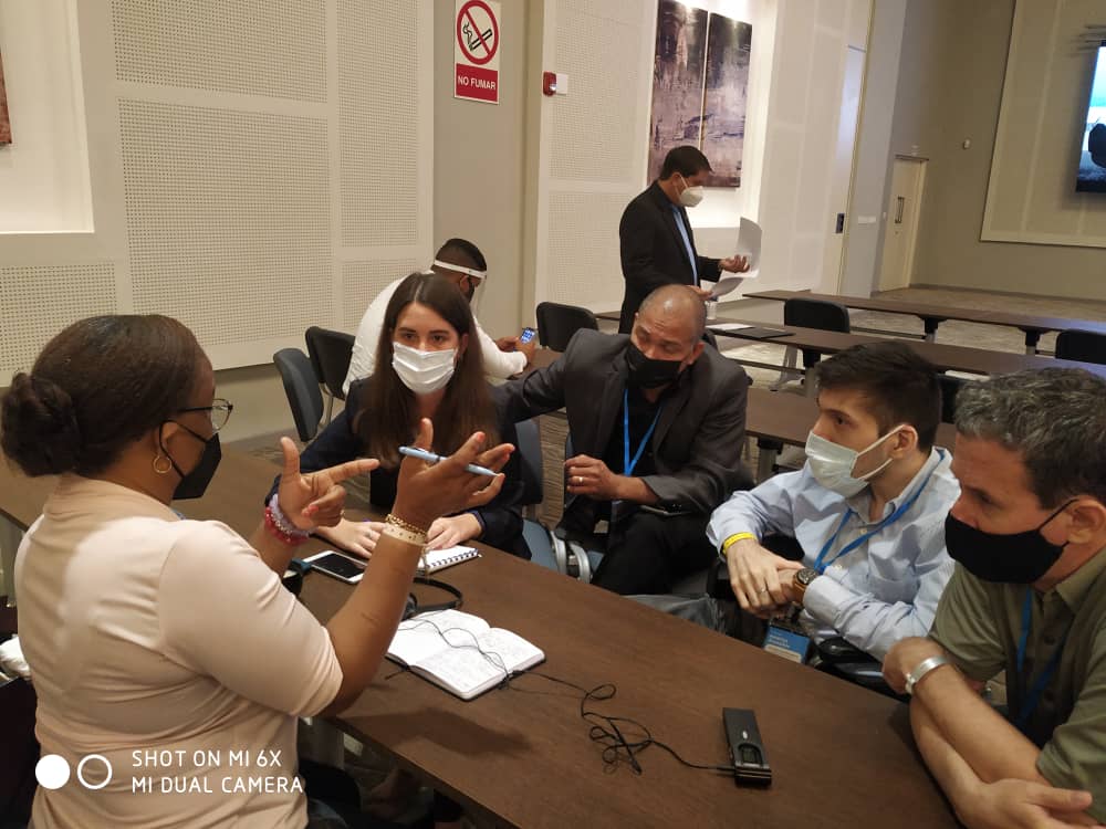 JovenClub2's tweet photo. Joven Club en #AméricaAccesible compartiendo experiencias en el teletrabajo desde el Grupo de Desarrollo y la inclusión de las tecnologías para todos #CubaVive #JovenClubTeConecta #JovenClubCuba #CubaInformatiza https://t.co/WKVvMlQKZG