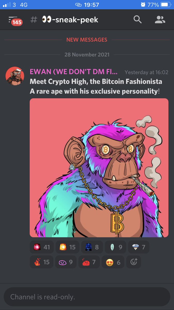 NfTee17's tweet photo. @ParisHilton Hi Paris! Wild ape gang NFTS are the future of crypto! @wildapegangnft https://t.co/PSgbAQIPPv
