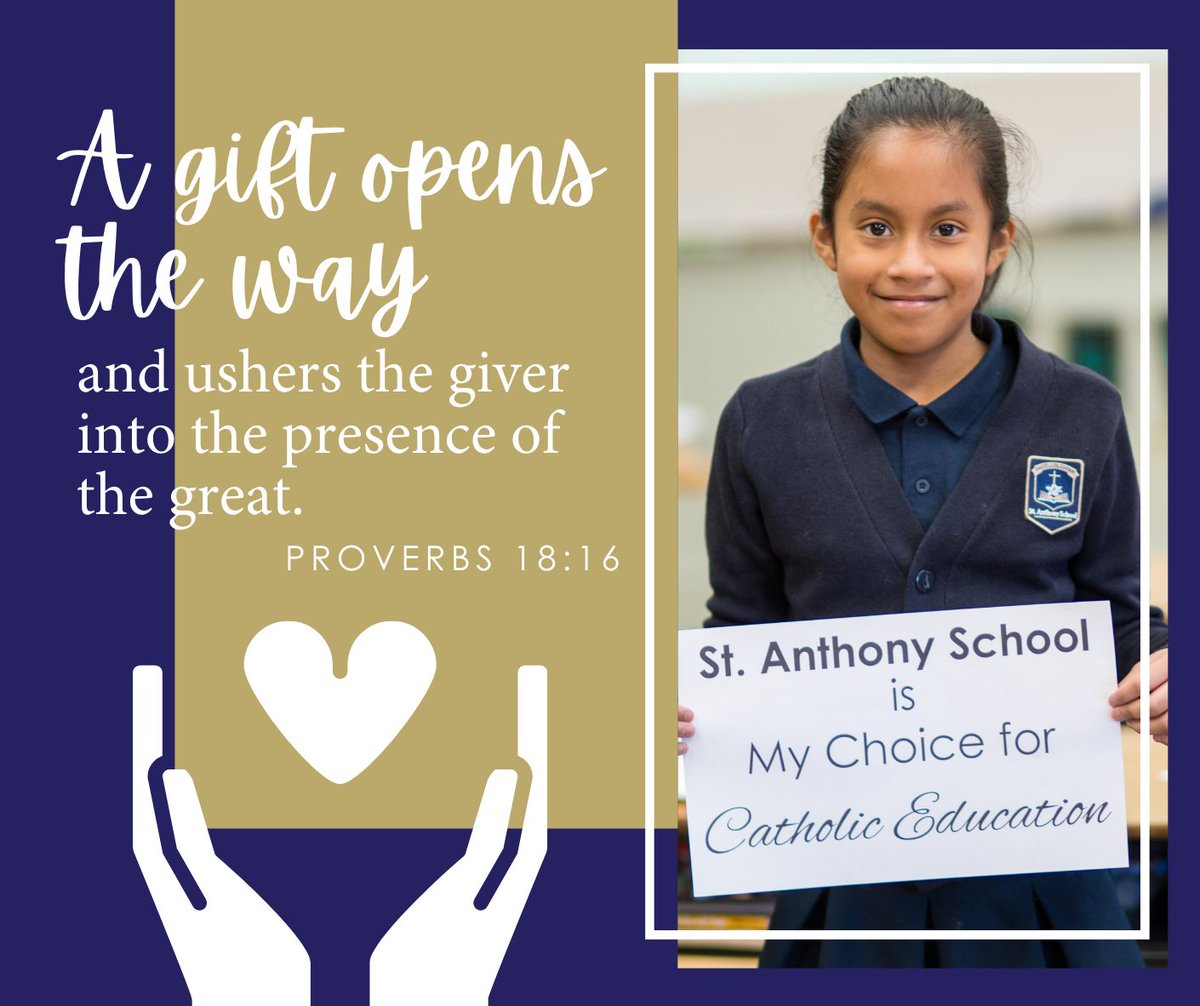 SASMilwaukee's tweet photo. Happy GivingTuesday! We know that you share our mission to prepare all children for success. As you reflect on life’s blessings, please consider making a tax-deductible donation to St. Anthony School of Milwaukee! 

Click here to make a donation: https://t.co/nvWjIdIQ3P https://t.co/Fy7mAKvcrw