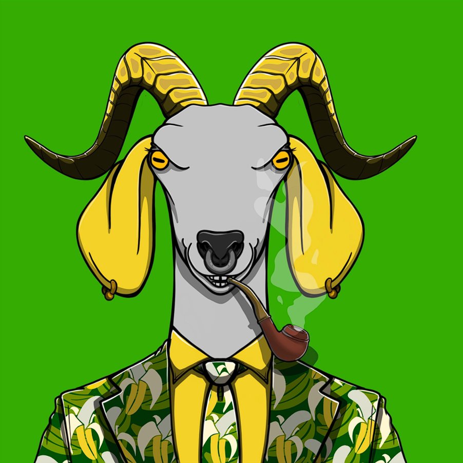 zeinzukun's tweet photo. Thank you @AlGoatsPFP for this AWESOME #pfpNFT!
I really love the $BANANA motif suit.
To celebrate this, I'll give away an #AlGoatPFP to whoever edits the best background for my PFP (make use of the green screen)!
Be sure to follow @AlGoatsPFP
Winner is picked on Dec 5. https://t.co/hIzW4vEIPO