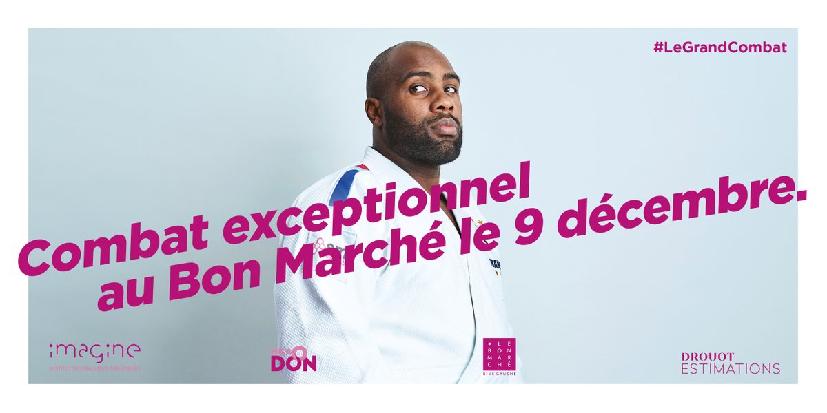 Je vous donne rendez-vous le 9/12  au <a href="/lebonmarche/">Le Bon Marché</a> où je participerai à l'animation d'une vente aux enchères au profit de la recherche sur les maladies génétiques menée par l'<a href="/InstitutImagine/">Institut Imagine</a> 👩‍⚕️👨‍⚕️

ℹ Les infos, le catalogue et l'inscription à la vente
👉🏾cutt.ly/CT5SIk9