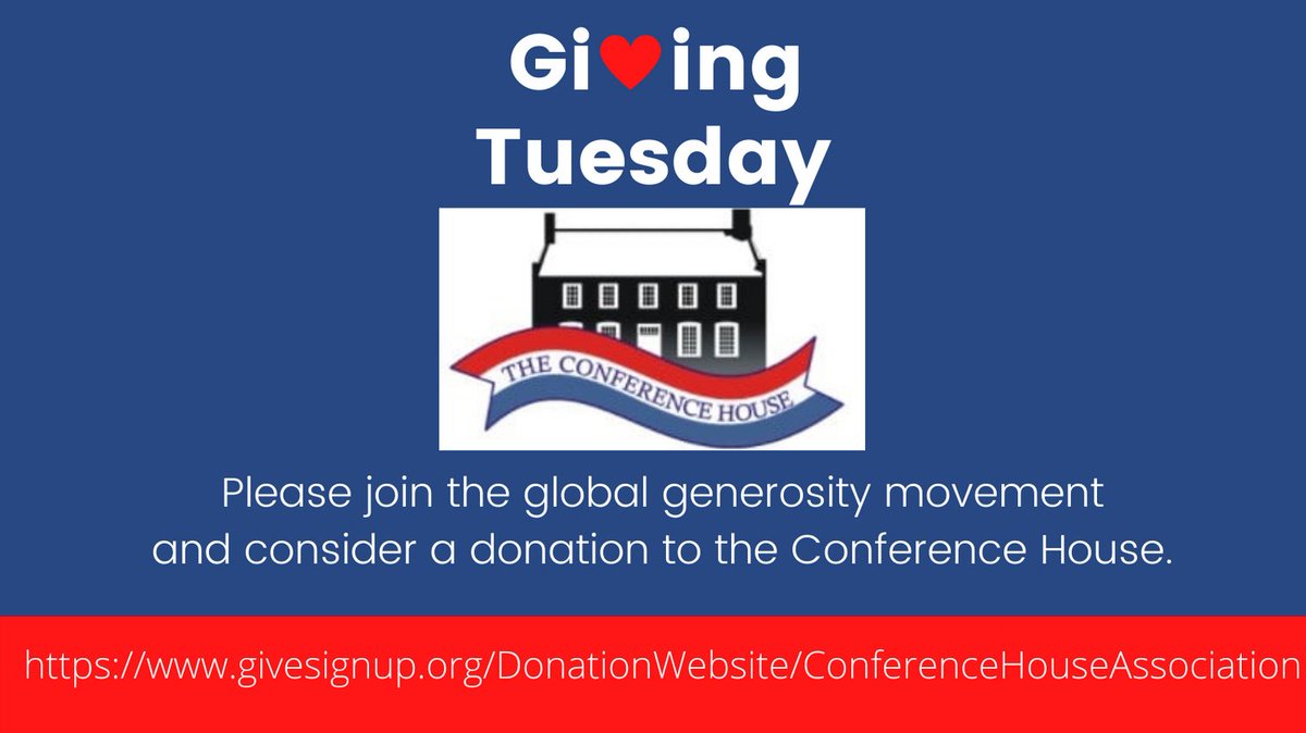 ConferenceHouse's tweet image. Please consider supporting the Conference House this Giving Tuesday. Your donations help fund educational programming and maintenance of the museum. givesignup.org/DonationWebsit…