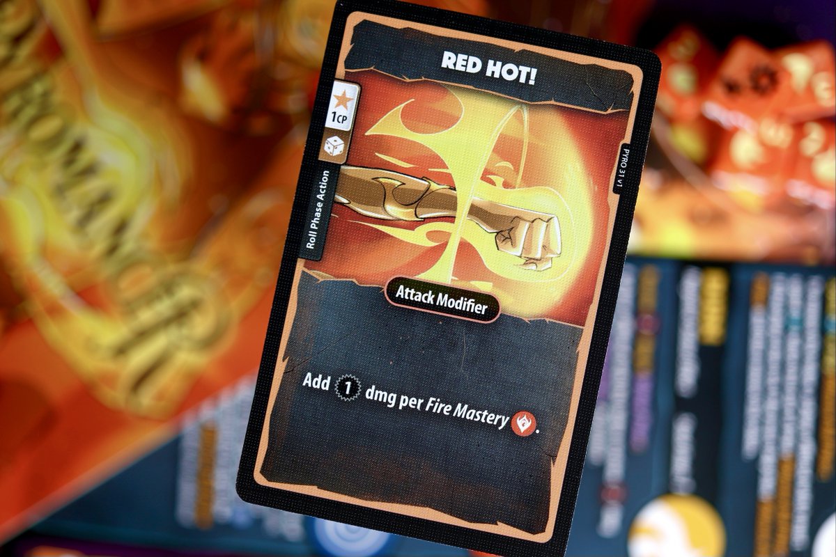 DiceThrone's tweet image. How is your week so far? Off to a Red Hot start?

#TuesdayVibes #DiceThrone #Pyromancer