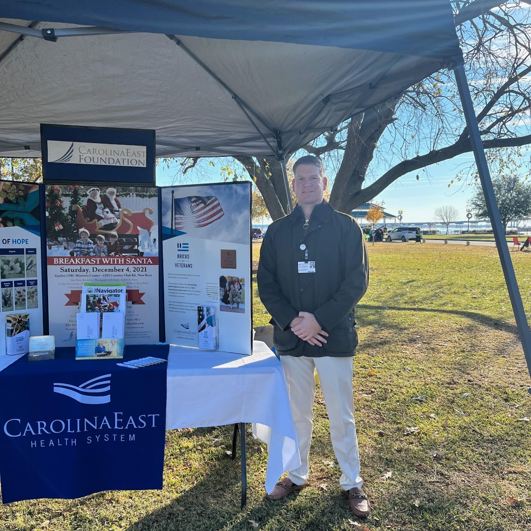 The CarolinaEast Foundation was all smiles today at #GivingTuesday! Local nonprofits gathered at Union Point Park to provide information to guests making charitable contributions. Learn more about how you can support the CarolinaEast Foundation at carolinaeastfoundation.com.