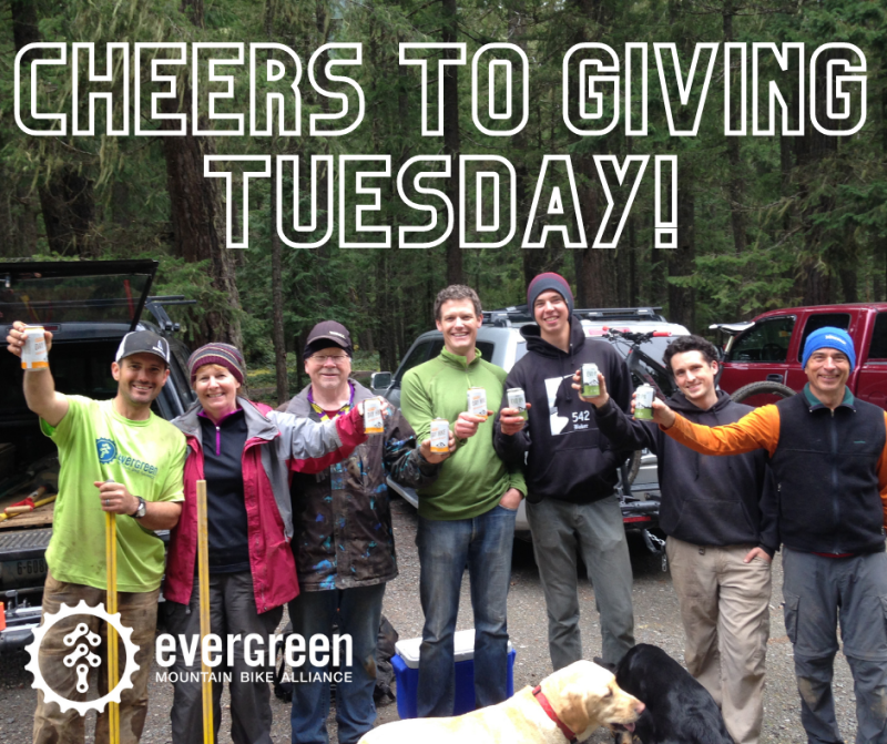 Today is Giving Tuesday, and we'd LOVE your support! 

Become a member, or donate at evergreenmtb.org/support-us/bec…

#GivingTueday
#RiderPowered
#EvergreenMTB