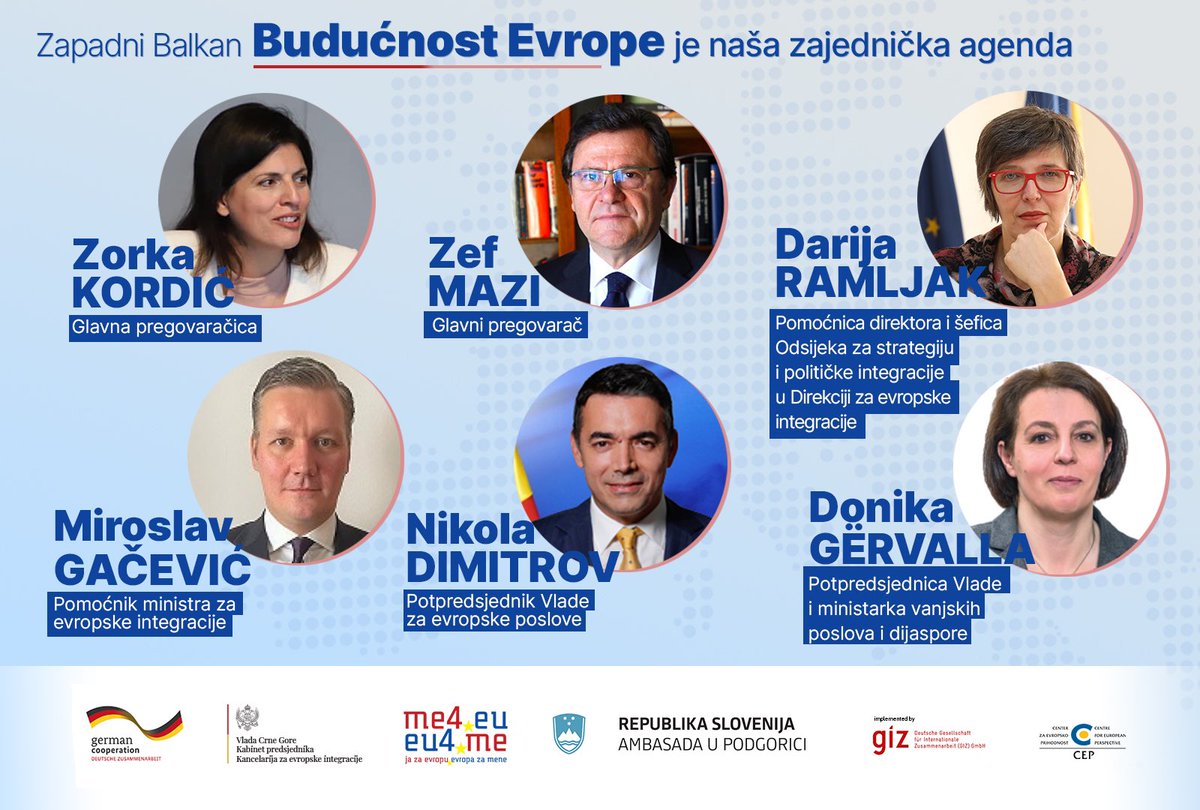 👉#BudućnostEvrope je naša zajednička agenda!
👉#FutureOfEurope is our common agenda! 

<a href="/VladaCG/">Vlada Crne Gore</a> @euicmne #me4eu

<a href="/gervallaschwarz/">Donika Gërvalla-Schwarz</a> <a href="/Dimitrov_Nikola/">Nikola Dimitrov</a> <a href="/MINEIsrb/">Ministarstvo za EI</a> <a href="/MaziZef/">Zef Mazi</a> <a href="/Direkcija_EI/">Direkcija_za_EI</a>