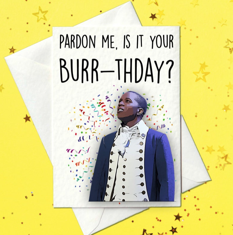 PricklyCards's tweet photo. We have a whole collection of #Hamilton cards – we also have the option for you to add your message to inside the card and we will send it directly to the biggest Hamilton fan in your life!

https://t.co/Yly44YOze4 https://t.co/Fjml5gWoep