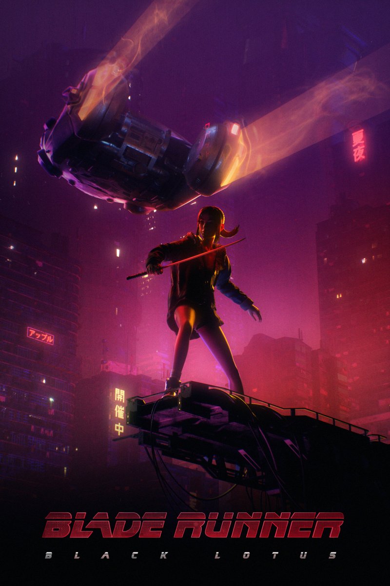 Poster for Blade Runner: Black Lotus created with <a href="/JohnnnyLove/">Johnny Likens</a> and Method Studios