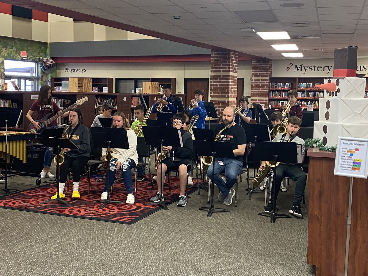 We had a great morning celebrating our staff at WCJH! Thank you NJHS and our outstanding jazz band!