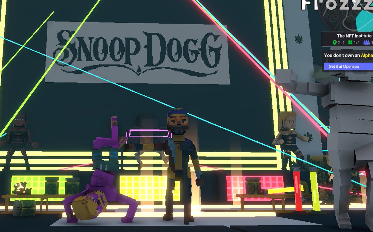 MrKferi's tweet photo. @TheSandboxGame @SnoopDogg Dancing into the metaverse 🚀 https://t.co/YWRscfFWXA