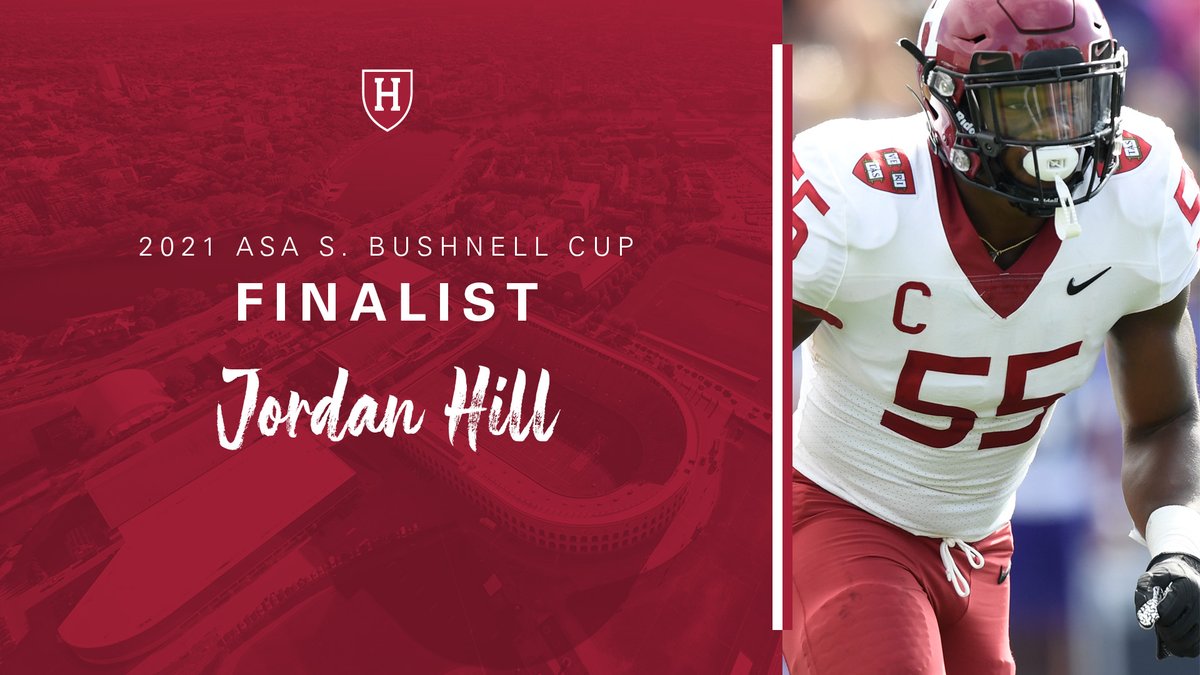 HarvardFootball's tweet photo. Hill Honored as Finalist for Asa S. Bushnell Cup https://t.co/NUOJTJ8s6E #GoCrimson #OneCrimson https://t.co/1rWYVdiIKc