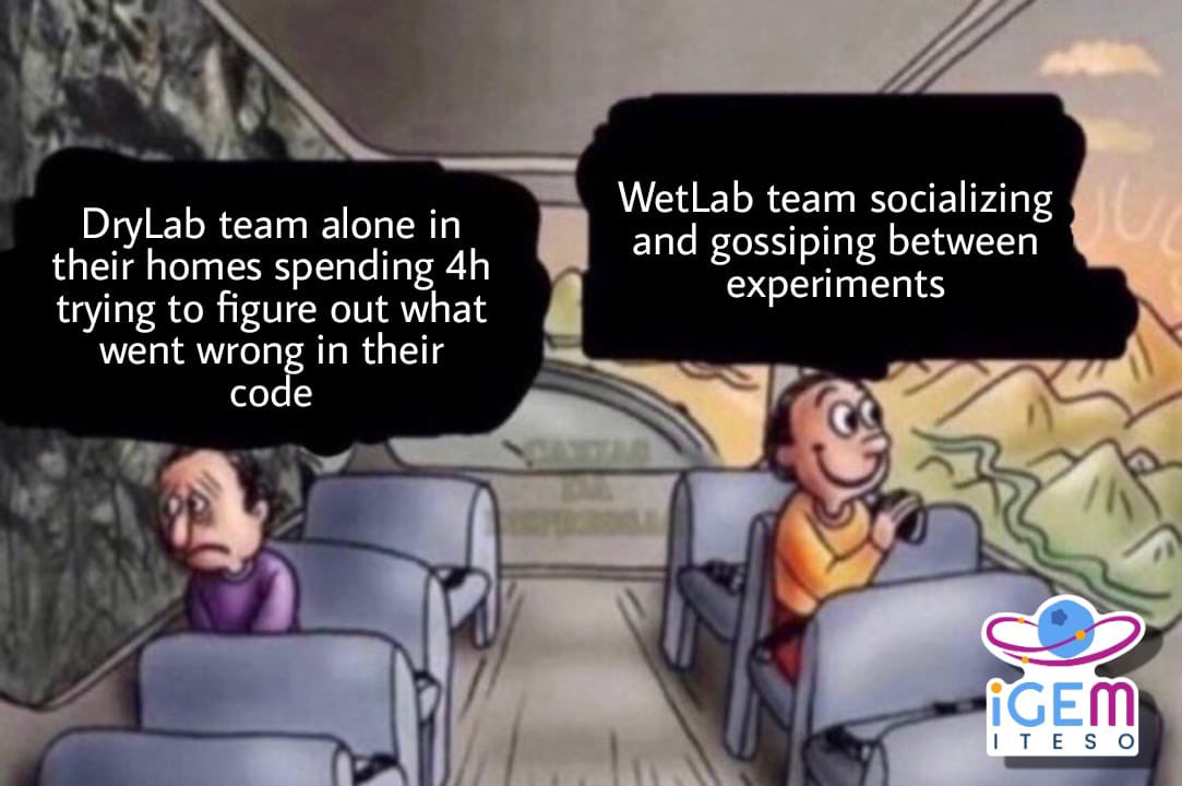 igemiteso's tweet photo. The best of both worlds #iGEMemes #iGEM https://t.co/6eJO4Ih3Kn
