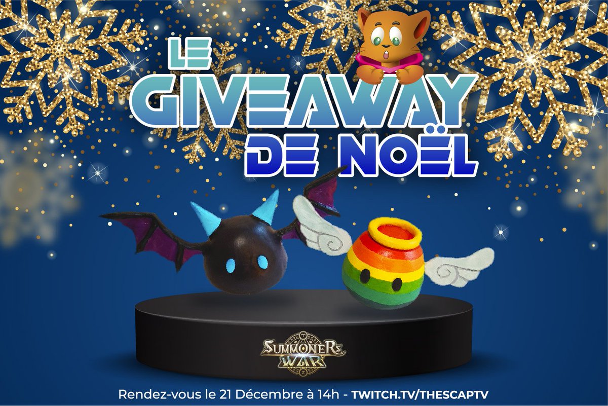 TheScapTV's tweet photo. Salve Populus ! Le giveaway de Noël aura lieu le 21 décembre à partir de 14h sur Twitch. Venez tenter de remporter les figurines fanart de Diablemon et d'Arcenmon mises en jeu ! 
Pour plus de précisions la vidéo ci-dessous répondra à vos questions : 
https://t.co/Bq604Xvree https://t.co/ebuFHolY4g