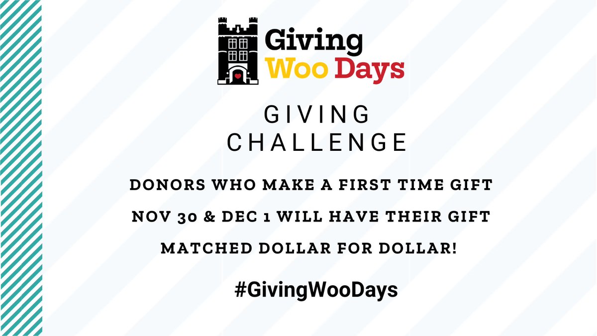 Today AND Tomorrow: Donors who make a first time gift to The Wooster Fund will have their gift matched dollar for dollar! Visit givingwoodays.org to make your impact on our campus community.