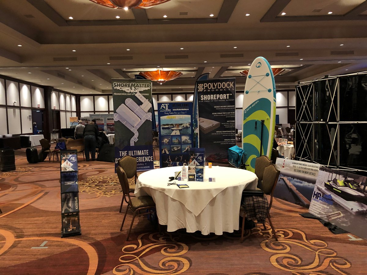 AtlDistributing's tweet image. Bryan and Andrew had a great time at @boatingontario tradeshow in Niagara Falls. Seeing our dealers face to face after such a long time sure was nice! 🤩