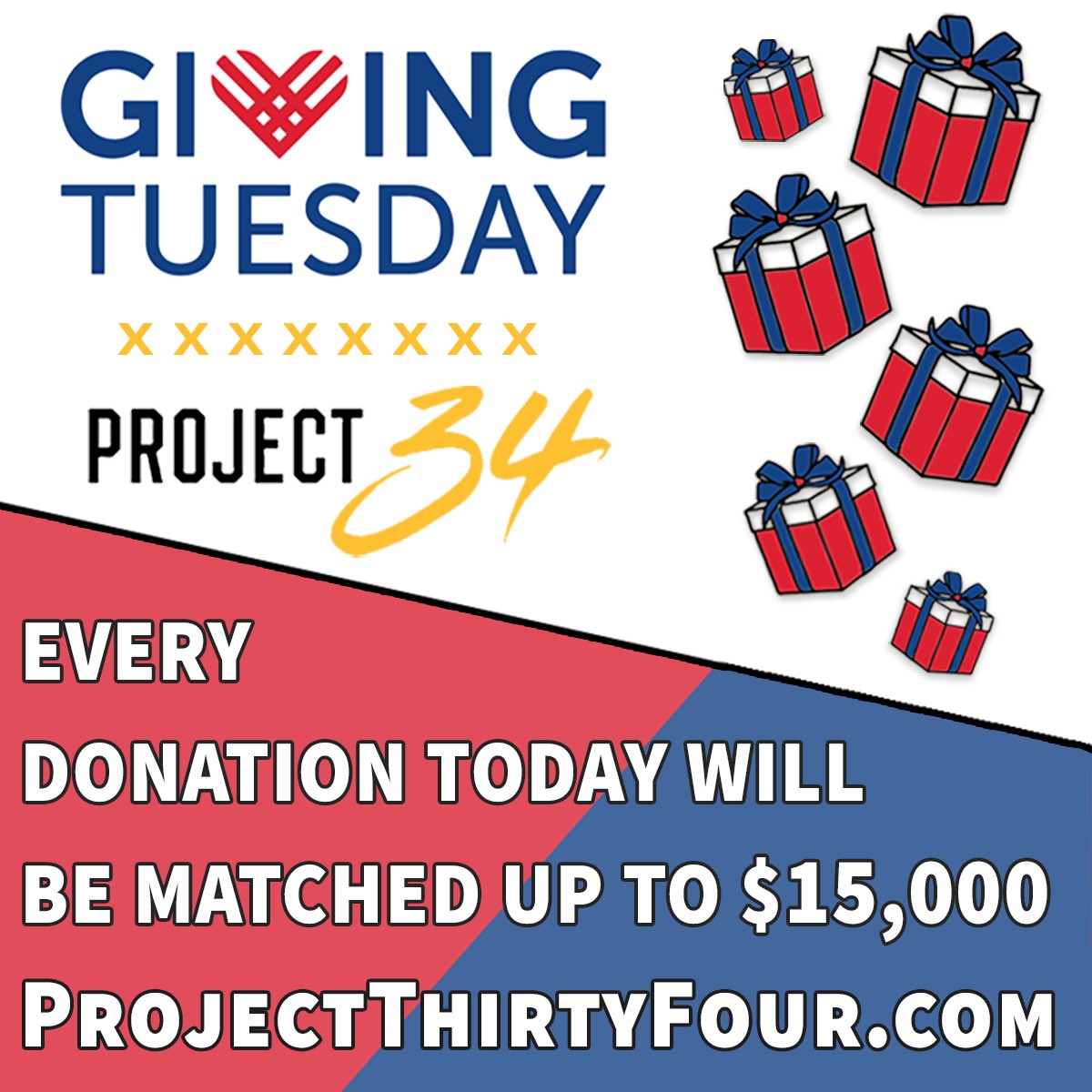 ProjThirtyFour's tweet image. Today’s the day! It’s #GivingTuesday! 

Every donation made will be used to relieve the stress that accompanies the financial burden of a spinal cord injury. Thank you for your support &amp;amp; for celebrating generosity with us by making a donation! 🤟🏼

projectthirtyfour.com