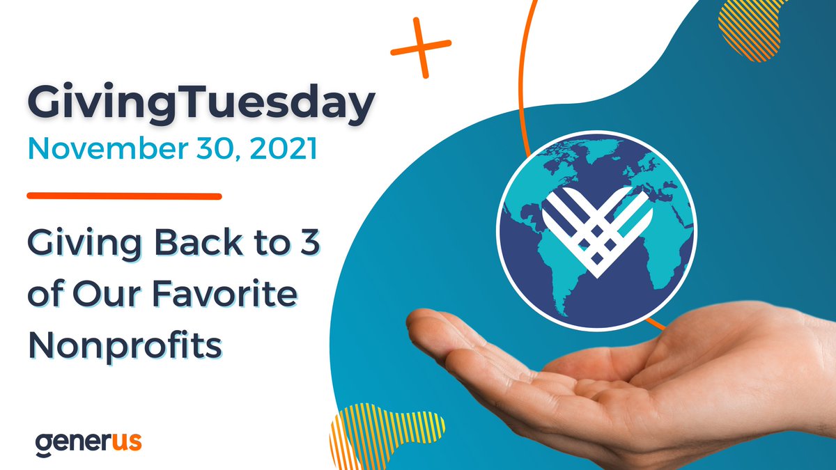 This #GivingTuesday, let’s rise together, spread smiles, and give the gift of hope. Take a look at some of our favorite nonprofits and consider donating or volunteering!

generus.com/2021/11/30/giv…

#begenerus #givingtuesday #nonprofits #community