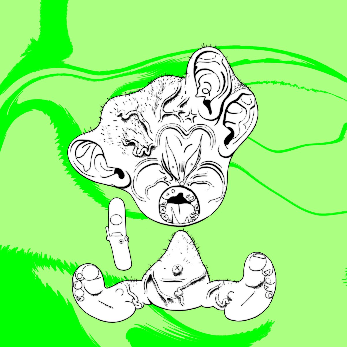 moonimax's tweet photo. GM❤️
Adopted by @MacMuzzin, here is one of 20 OG Baby Goons in the @SuperFrensClub Frenziverse. 

Here is my process from design/sketch stage to the finished version. A peek behind the scenes.
Welcome to the family @MacMuzzin 🥰
#superfrens #babygoon #NFT https://t.co/ppCouXGoiz