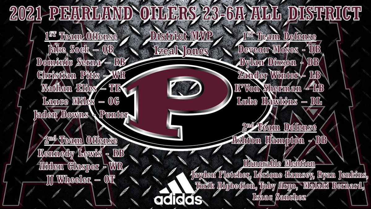 PearlandOilers's tweet photo. Congratulations to our 2021 All-District Selections! https://t.co/mqpYzSzgC6
