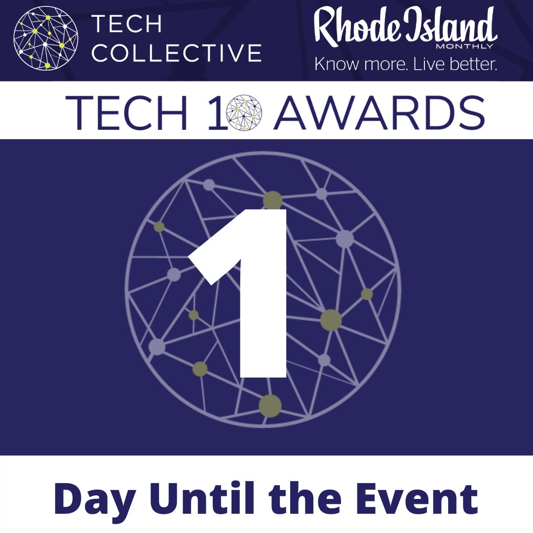 Tech_Collective's tweet image. Tomorrow is the Tech10 Awards! Don't miss out on the opportunity to join us in celebrating individuals and companies driving innovation and growth across Rhode Island’s technology ecosystem. Visit: lnkd.in/dG-65_r6 for more information and registration.
