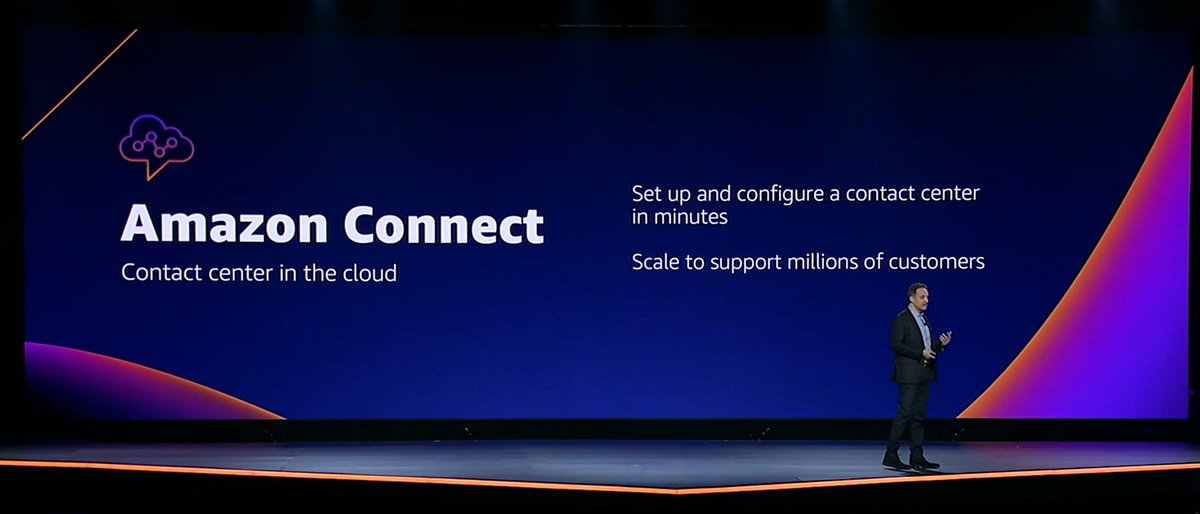 Finally - <a href="/aselipsky/">Adam Selipsky</a> turns his attention to #AmazonConnec #reinvent #CCaaS