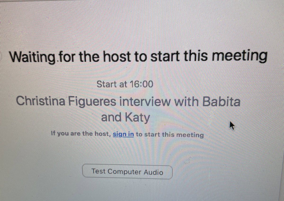 BabitaTV's tweet photo. This is what journalism is all about - working on content that matters.
Had a tingly feeling in a zoom waiting room with @CFigueres #ClimateLegend #ClimateCrisis #IndependentCreatives π» π§ https://t.co/ZhleXY8P6R