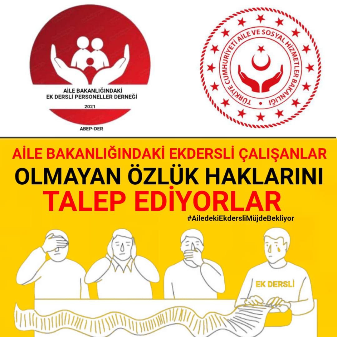 @ABEPDERNEK <a href="/deryayanikashb/">Derya Yanık</a> Kadro özlük hakları hakkimizdir. İyi bir maaş hakkimizdir. Alalım ve insnaca yasayalim sayın bakanim. #AiledekiEkdersliMüjdeBekliyor