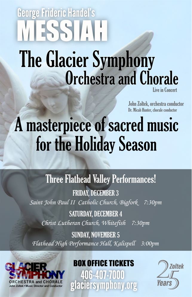 GlacierMusic's tweet photo. Get your tickets for a masterpiece of sacred music for the holiday season. Handel's Messiah is this weekend - Friday, Saturday and Sunday.

For more information:   https://t.co/lYRrhr9TUy https://t.co/N48rWWhzUm