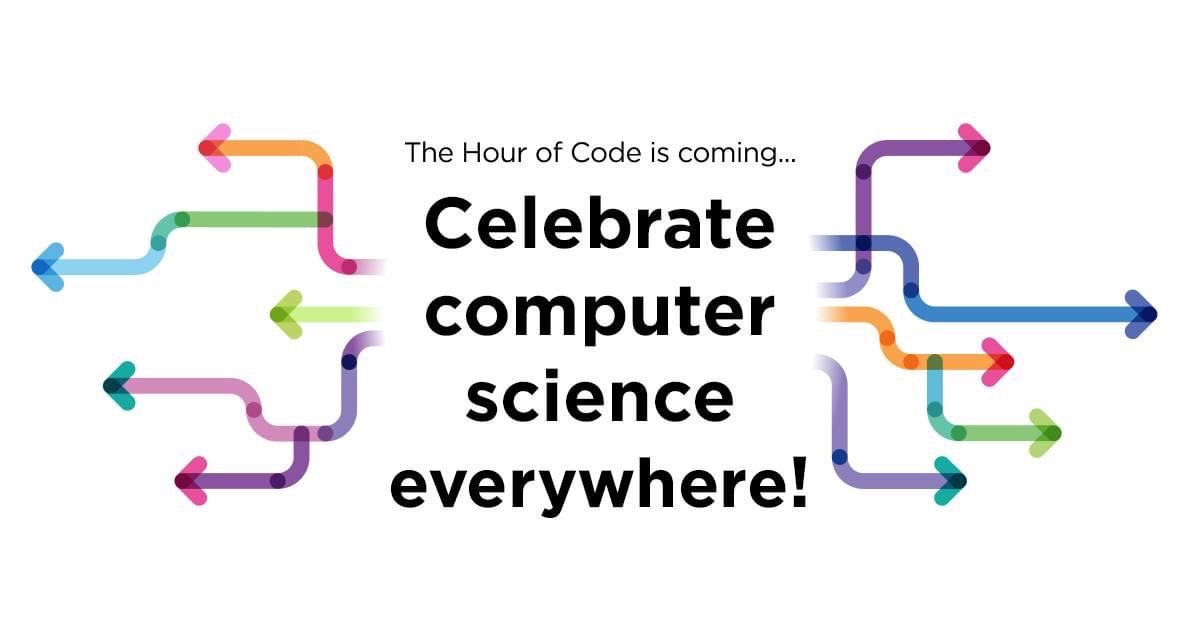 ShastacoeP's tweet photo. ATTENTION TEACHERS of ALL grade levels-- HOUR of CODE is almost here! 🖥️🍎
Don't miss out on this amazing event taking place December 6-12.  Find out how to get started, see who is participating, and register your event here: https://t.co/4phfTdzmZJ #CSEdWeek #CSEverywhere https://t.co/MEuSoHinkY