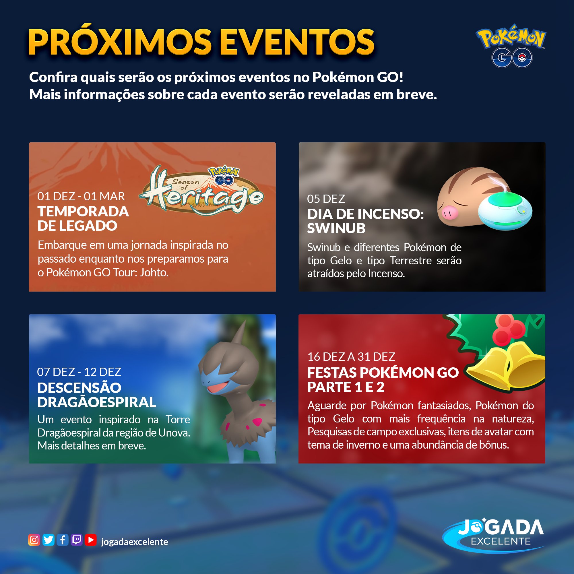 Jogada Excelente on X: Pokémon GO: Assinantes  Prime podem