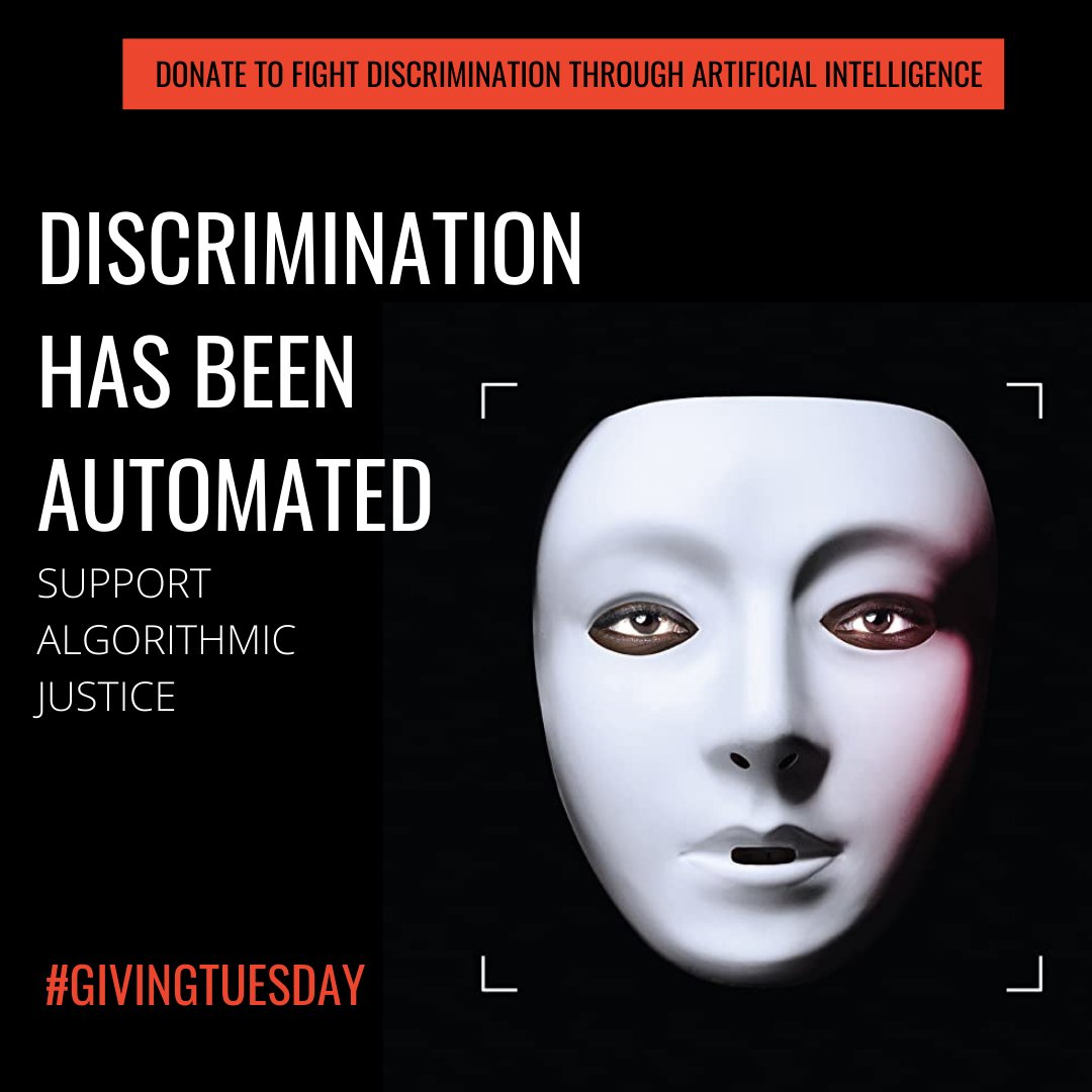 Algoritmik Adalet Birliği @AJLUnited:
'Discrimination has been automated' by artificial intelligence algorithms.
/Ayrımcılık yapay zeka algoritmalarıyla otomatik hale geldi/
•••
#ArtificialIntelligence #MachineLearning #ai #Algorithms #bias #algorithmicbias #discrimation