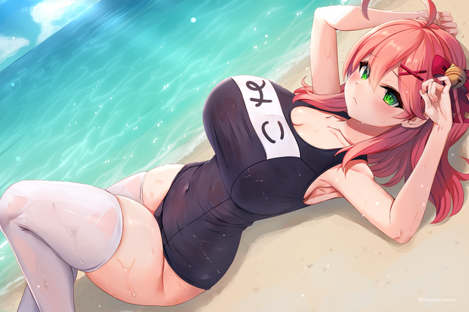 スク水みこち
#miko_Art 