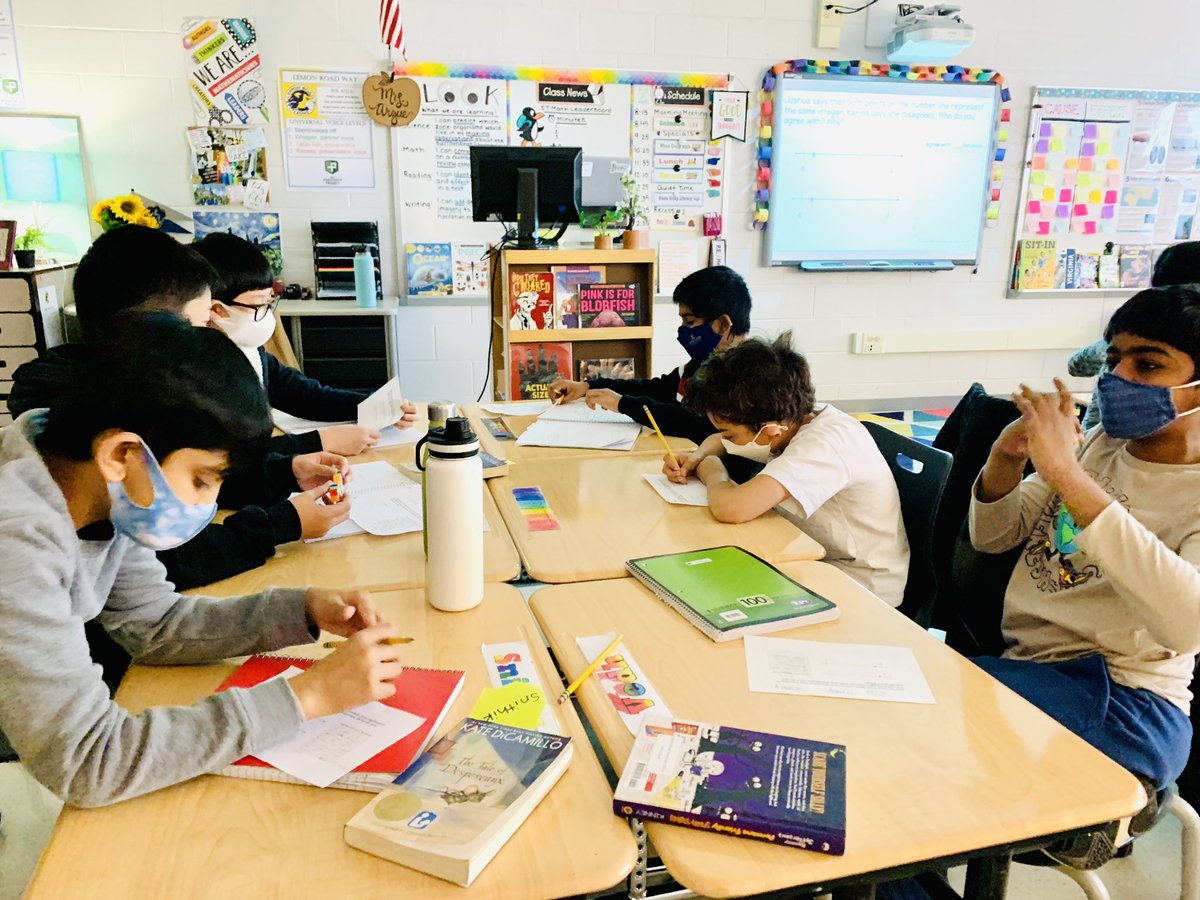 MrsArguesClass's tweet image. This math problem sparked some great conversation in class today! I love when we get to engage with our math discourse discussions - especially if they’re spirited 😉

Who do you agree with? Why?

#LRESLionPride #LionsLearningForward 
@lemonroadschool