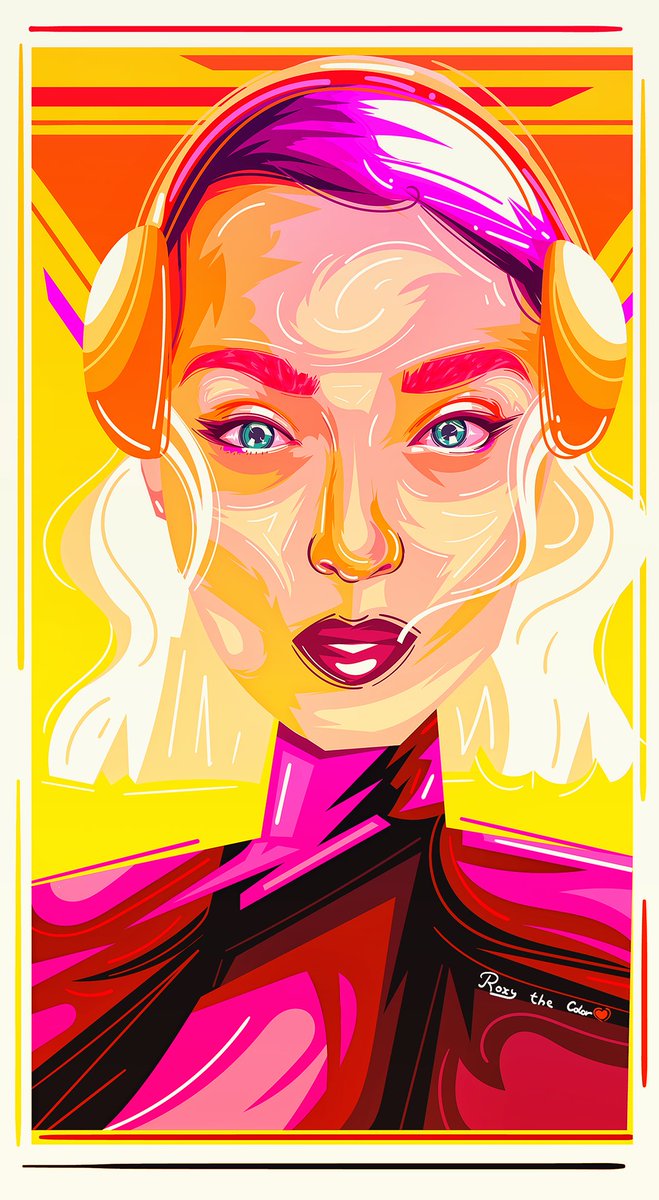 roxy_color's tweet photo. Today's sketch ;) #selfie #selfportrait #illustration #poster #adobeillustrator #adobe #freelancer #sketch https://t.co/IeosBf67y2
