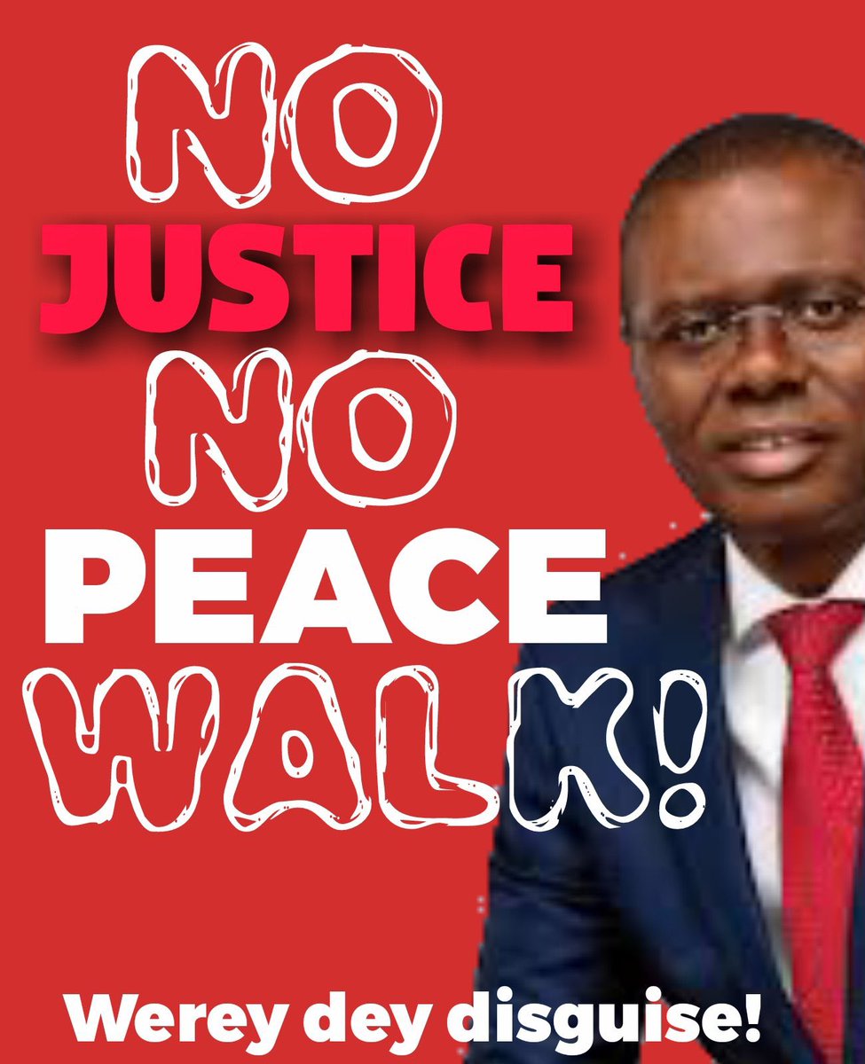 KoikiMedia's tweet photo. Peace walk #NaWash
Na #JusticeWalk we dey do.
#NoJusticeNoPeaceWalk https://t.co/9GsN0v5cJo