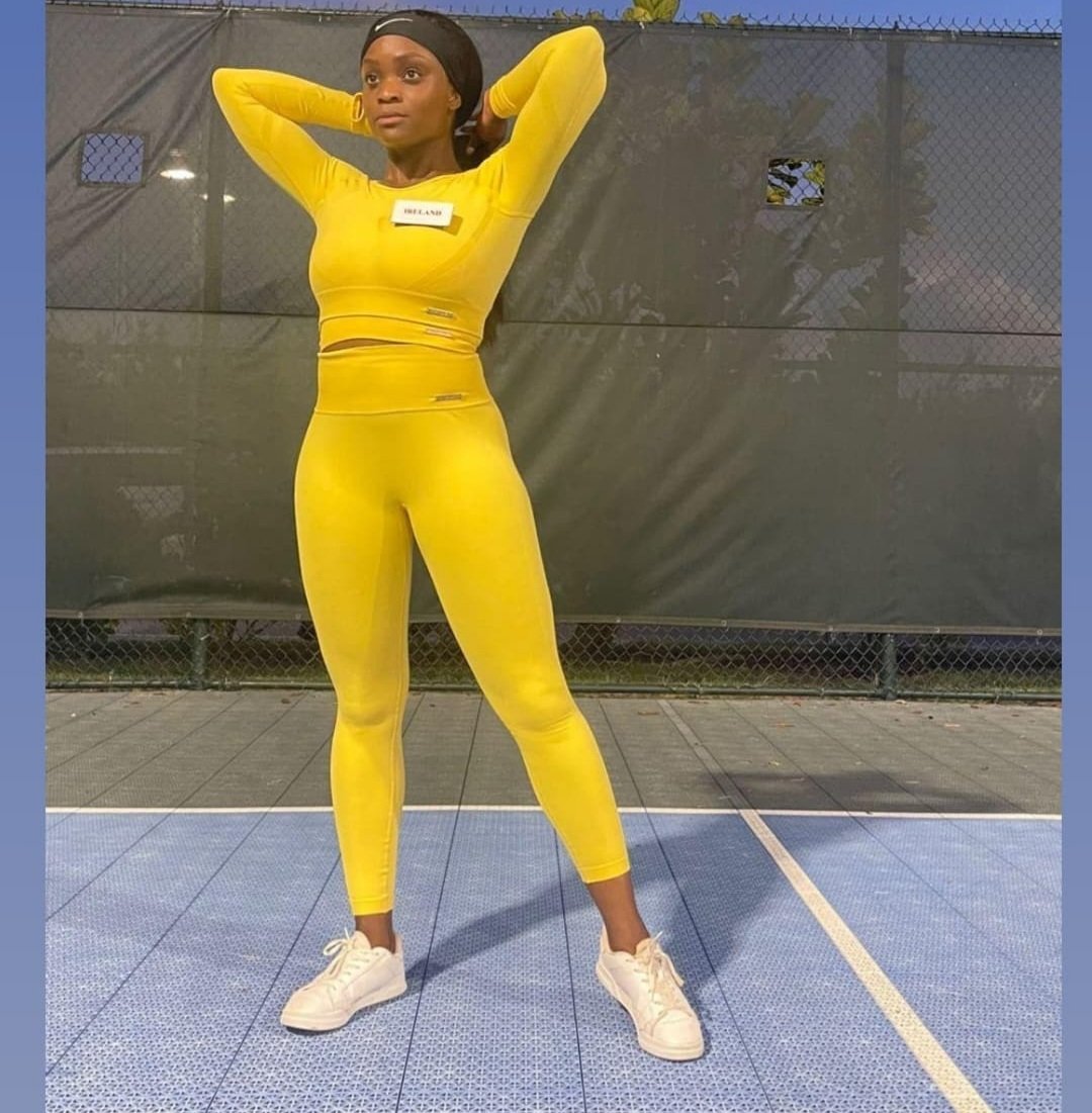 Well done to <a href="/Pamela_Uba/">Pamela Ashley Uba</a> on qualifying for the top 24 of the sports challenge at <a href="/MissWorldLtd/">Miss World</a> #MW21PR #MissWorld2021 #missireland