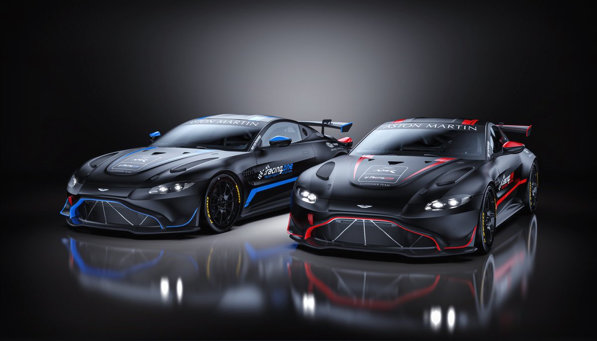 AMR_Official's tweet photo. When your pre-Christmas delivery is a show-stopper. Our friends at Hella Pagid Racing One have taken delivery of two more Aston Martin Vantage GT4s and expanded their programme to include the @vln_de in 2022.

#astonmartin #vantage #gt4 https://t.co/gKk6Pw4HBT