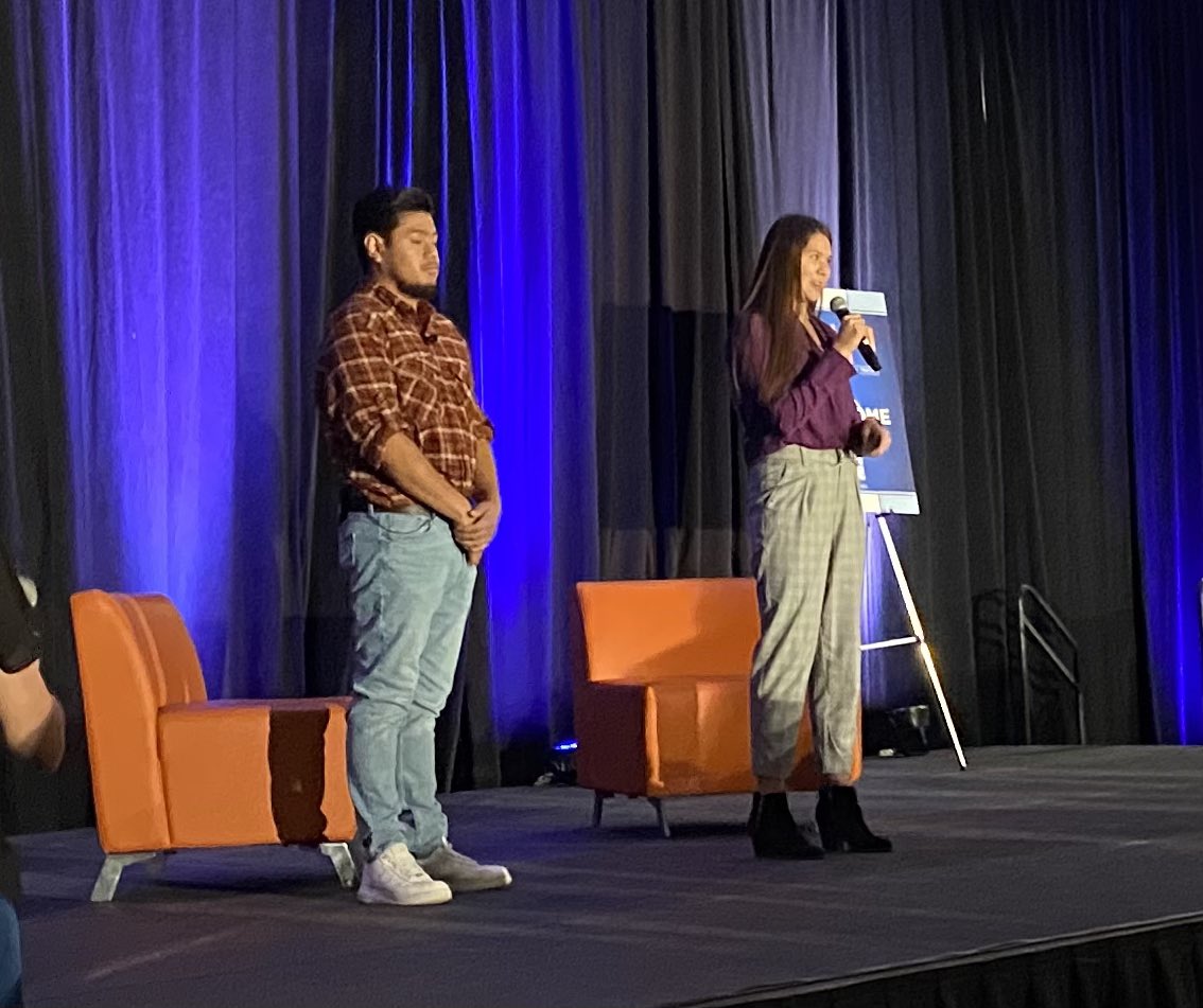 .<a href="/AIM_NCDPI/">NC AIM Conference</a> #NCAIM2021 so much goodness in how you feature the student speakers, showcasing the transformational impact of education, the power of risk, challenge, &amp; even adversity in helping students rise w/ educator engagement &amp; support. These are powerful voices!