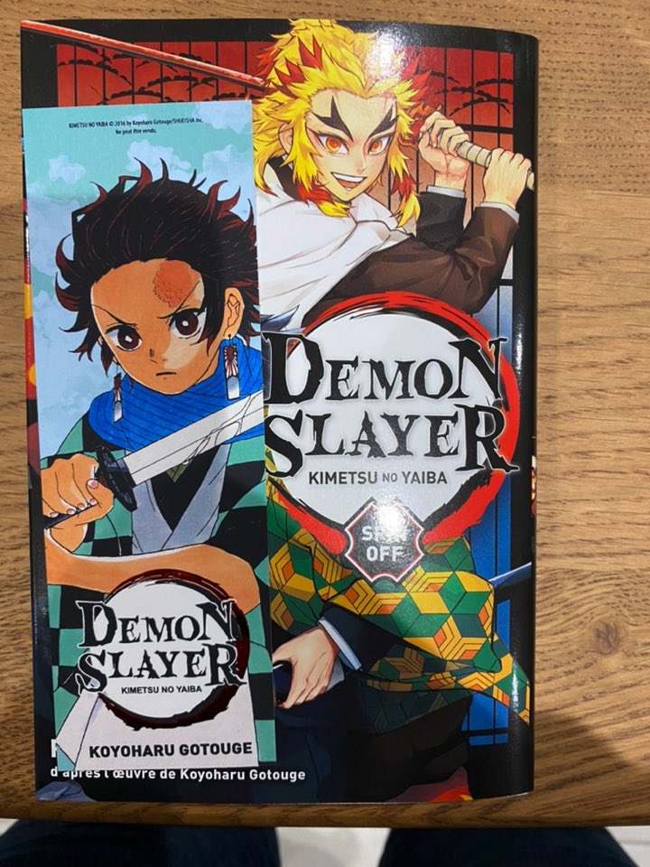 DamienGobeaut's tweet photo. @BulleEnStock bien reçu ! 👌🏼 En attendant les 7 autres, va falloir être patient 😆 ! #KNY #manga https://t.co/FX4UhQHMM5