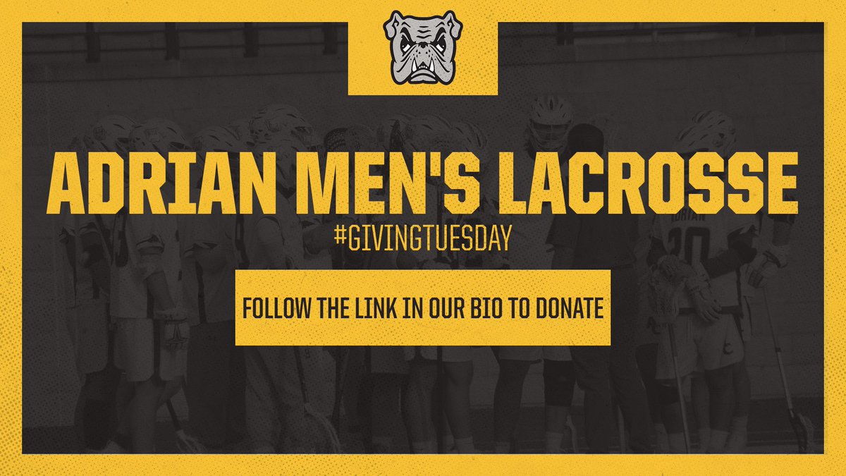 It’s #GivingTuesday  and you have a great opportunity to help support Adrian College Men’s Lacrosse Program. We are at an exciting time in the program and any donation is significant and appreciated! Follow the link in our bio to donate! 

#givingtuesday  #WeAreAC #GoDawgs