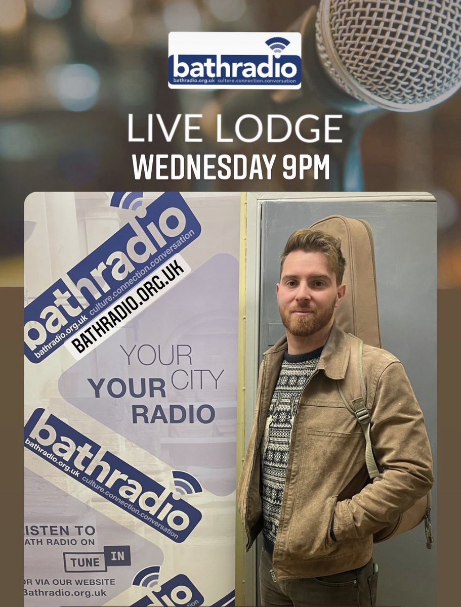 Don’t miss this week’s #livelodge on <a href="/bathradio/">yuh</a> • Wednesday at 9pm - the incredible Malmesbury Musician <a href="/BarneyKenny/">Barney Kenny</a> dropped by the studio and played live for us as well as having a good chat with <a href="/OLLIELEWIS/">Ollie Lewis</a> tune in on your smart speaker 🔊 and at bathradio.org.uk