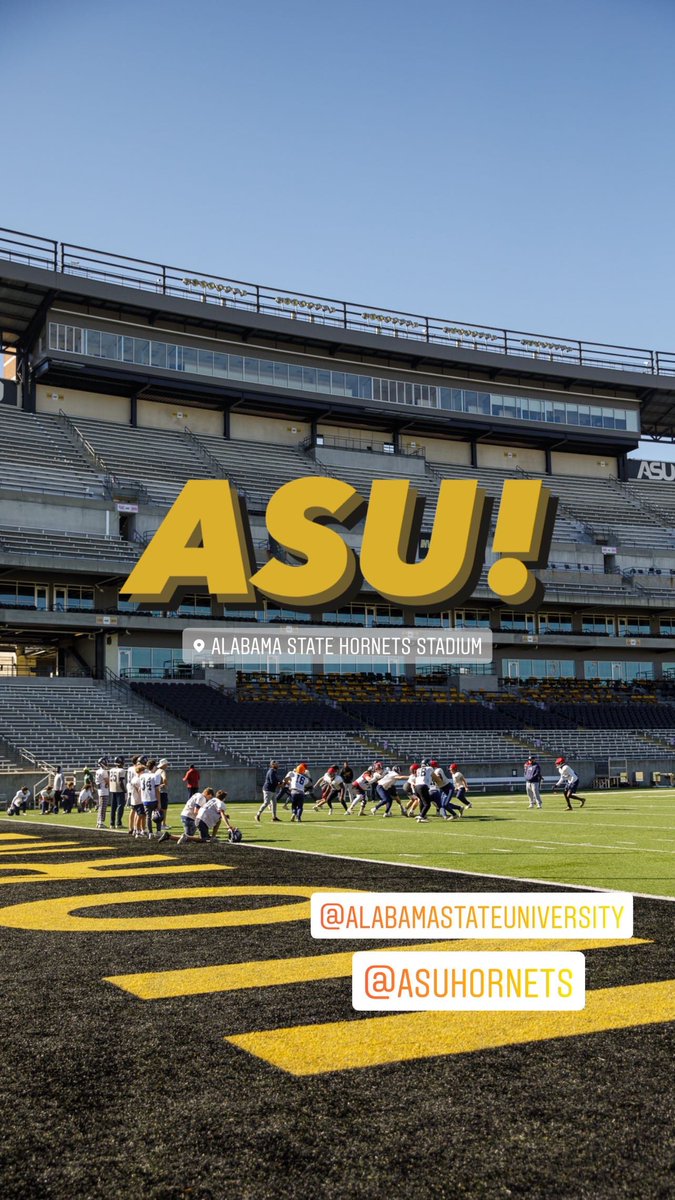 MA_Swoops's tweet photo. Thanks to our friends at @ASUHornetNation for opening the gates to Hornet Stadium for a morning practice. 🦅❤️💙🖤💛🐝 https://t.co/5ptWK1G5n2