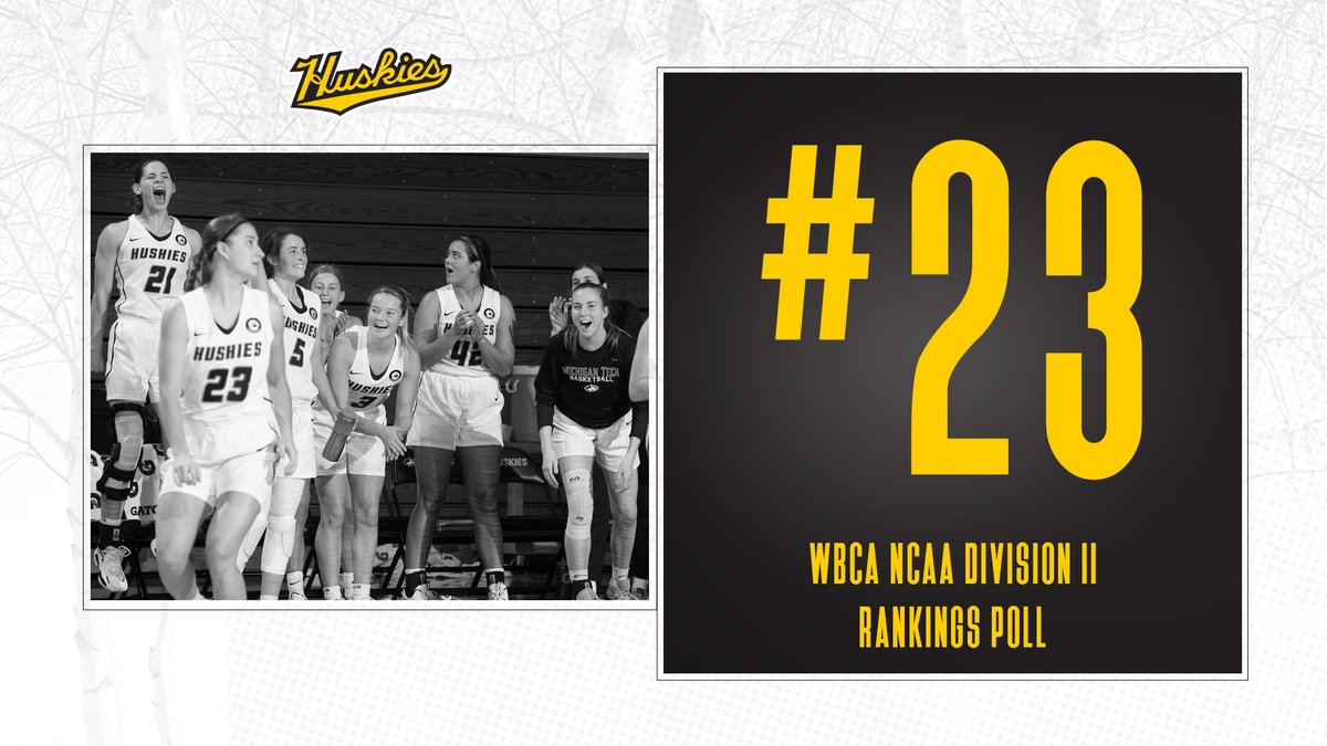 MTUHuskies's tweet photo. Women's Basketball cracks the Nation's Top-25 teams this week! 
Release: https://t.co/vfjcs9BWNx https://t.co/BGl4V7jEQY