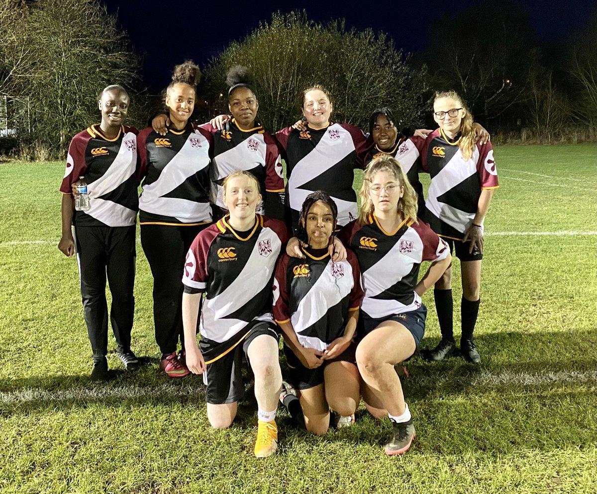 Awesome game tonight with U16 girls rugby team <a href="/bhfcs/">Blessed Hugh Faringdon Catholic School</a> won their first game since COVID 15-5 vs <a href="/denefield_PE/">Denefield School PE</a>  scorers Osamtu &amp; Amy. #trainhard#playhard. Thanks to Miss Dobson as coach